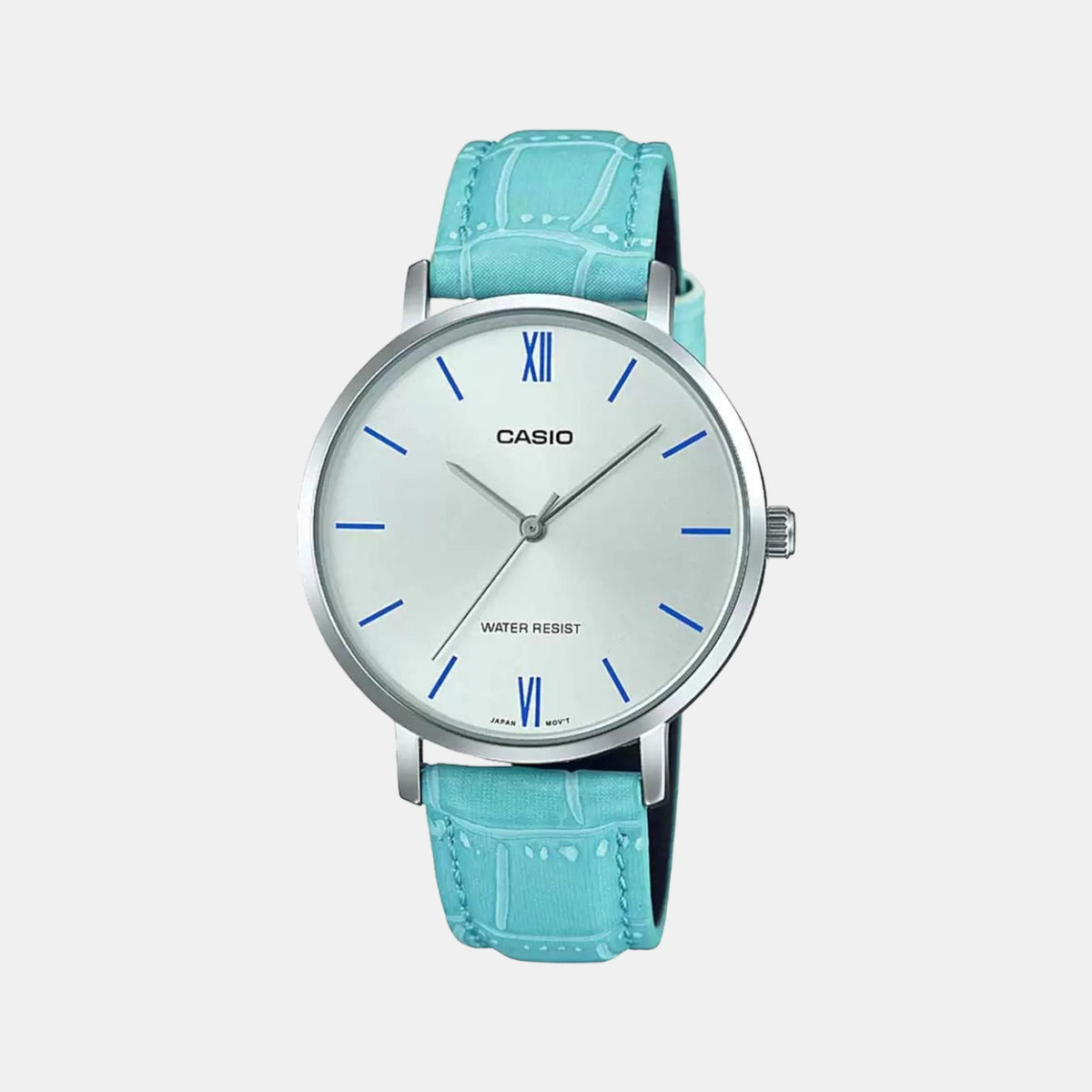 Casio Round Silver Analog watch