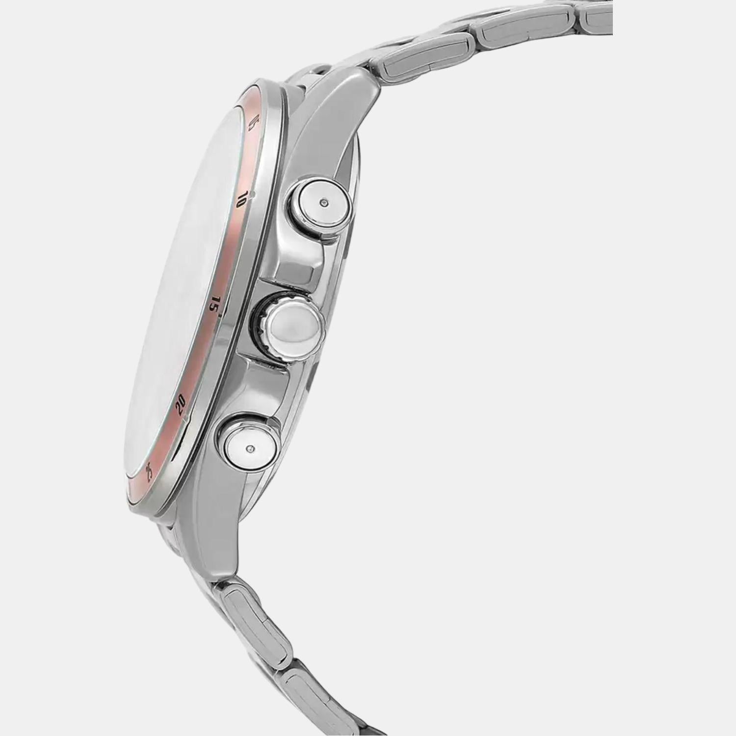 Casio Men Round Rose Gold watch