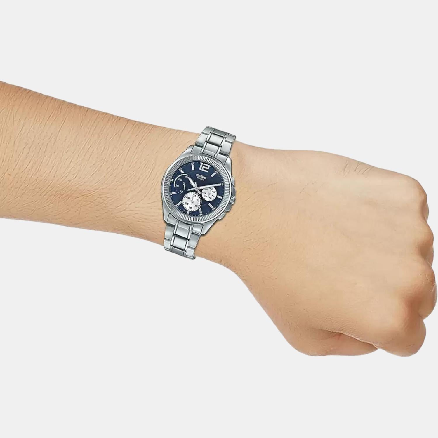 Casio Stainless Steel Blue watch