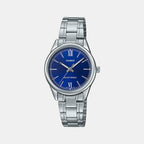 Casio Round Blue Analog watch