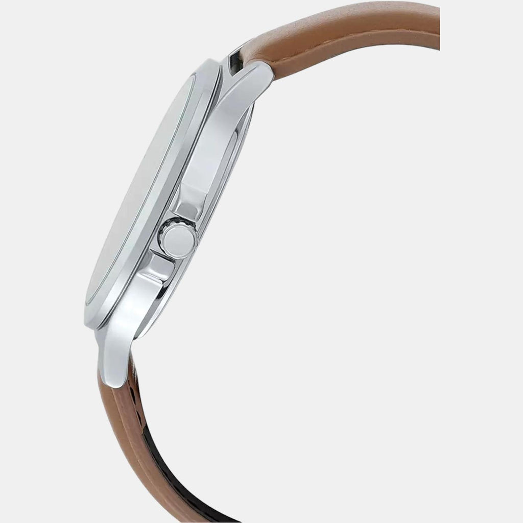 Casio Men Round White watch