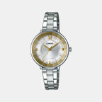 Casio Round Silver Analog watch