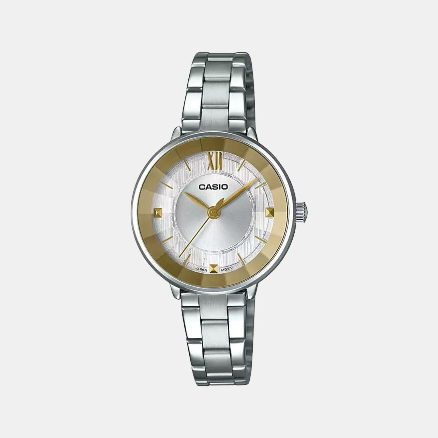 Casio Round Silver Analog watch