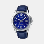 Casio Round Blue Analog watch