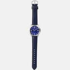 Casio Leather Blue watch