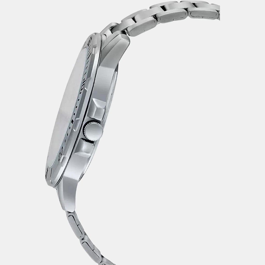 Casio Men Round Silver watch