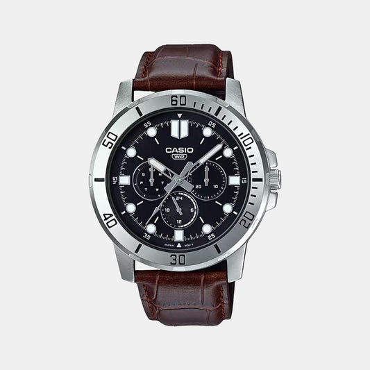 Enticer Male Chronograph Leather Watch A1751