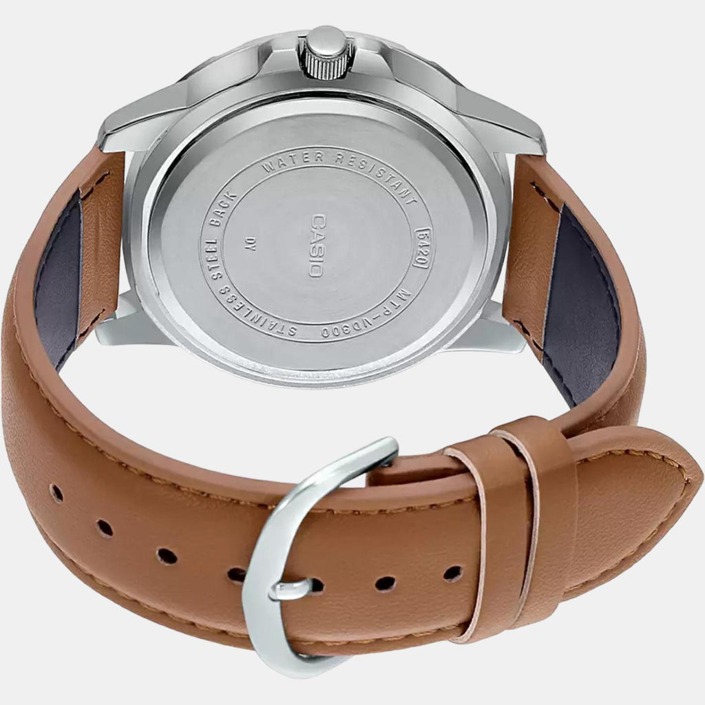 Casio Leather Blue watch