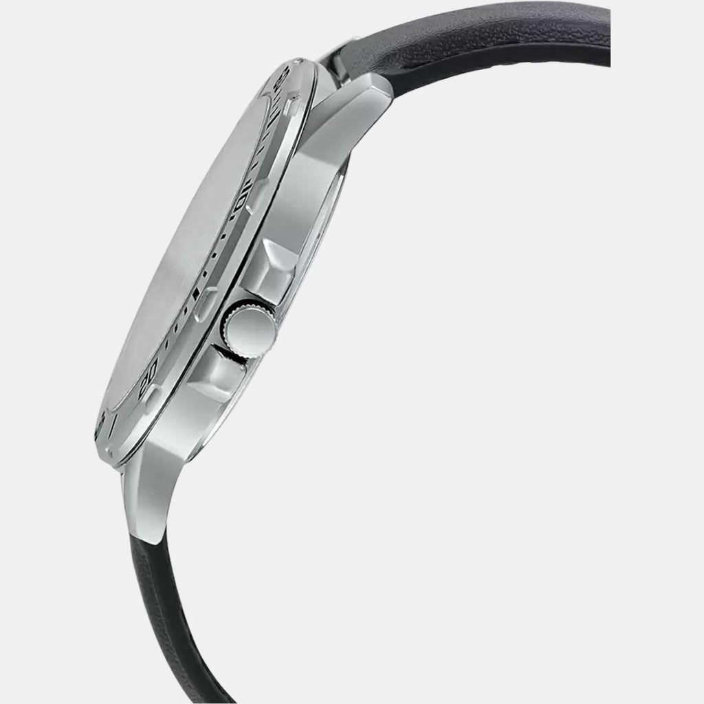 Casio Men Round Silver watch