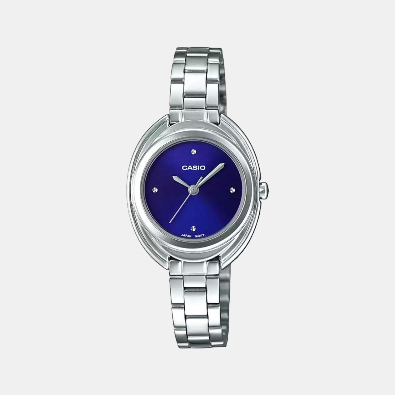 Casio Round Blue Analog watch