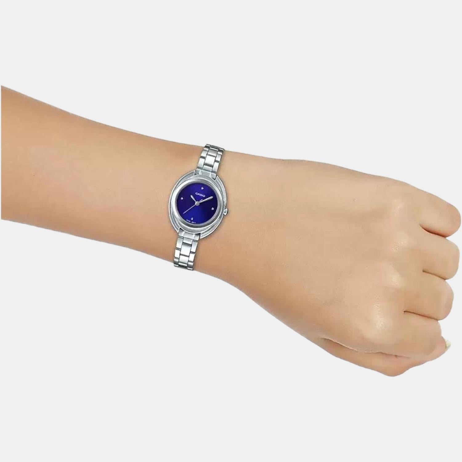 Casio Stainless Steel Blue watch