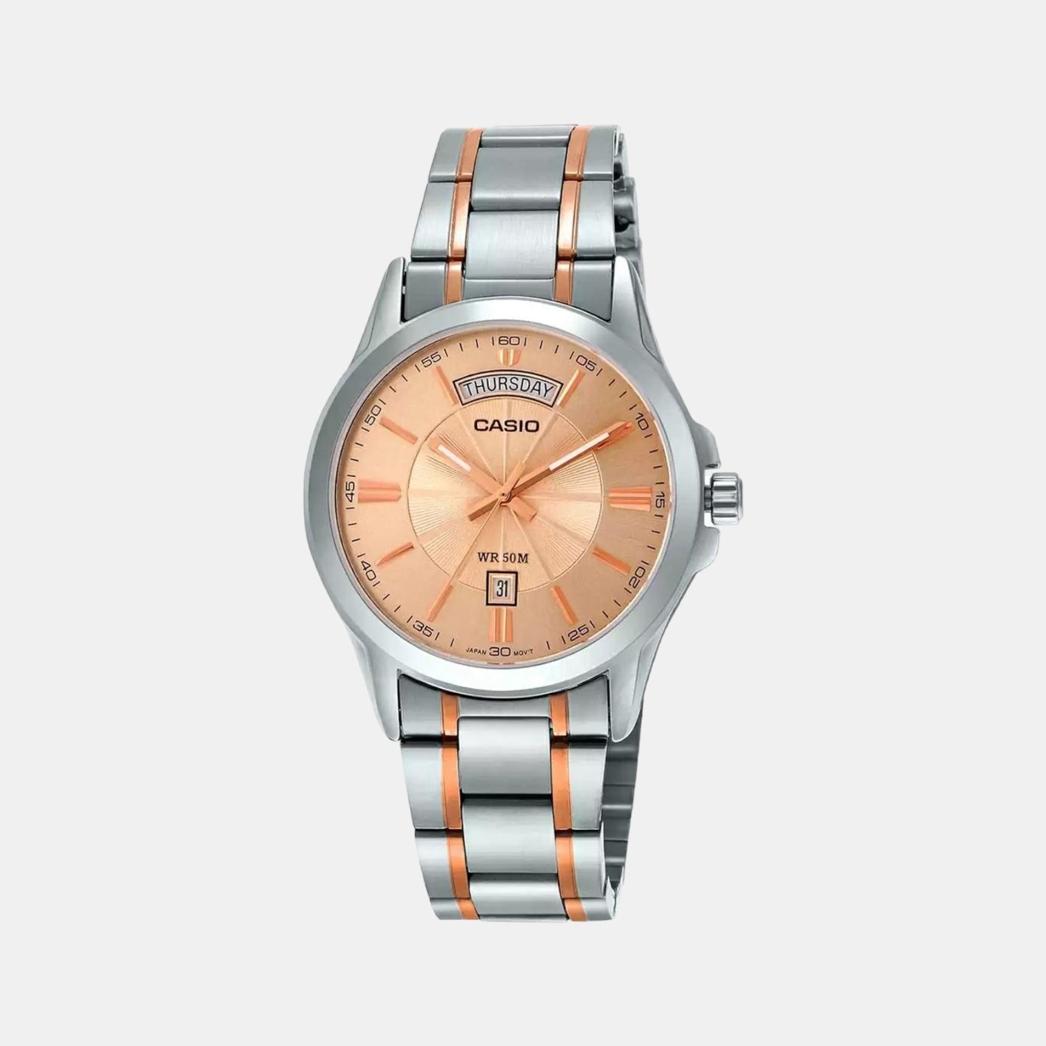 Casio rose gold outlet mens watch