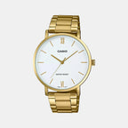 Casio Round White Analog watch