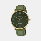 Casio Round Green Analog watch