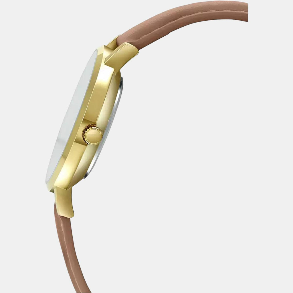 Casio Men Round Brown watch