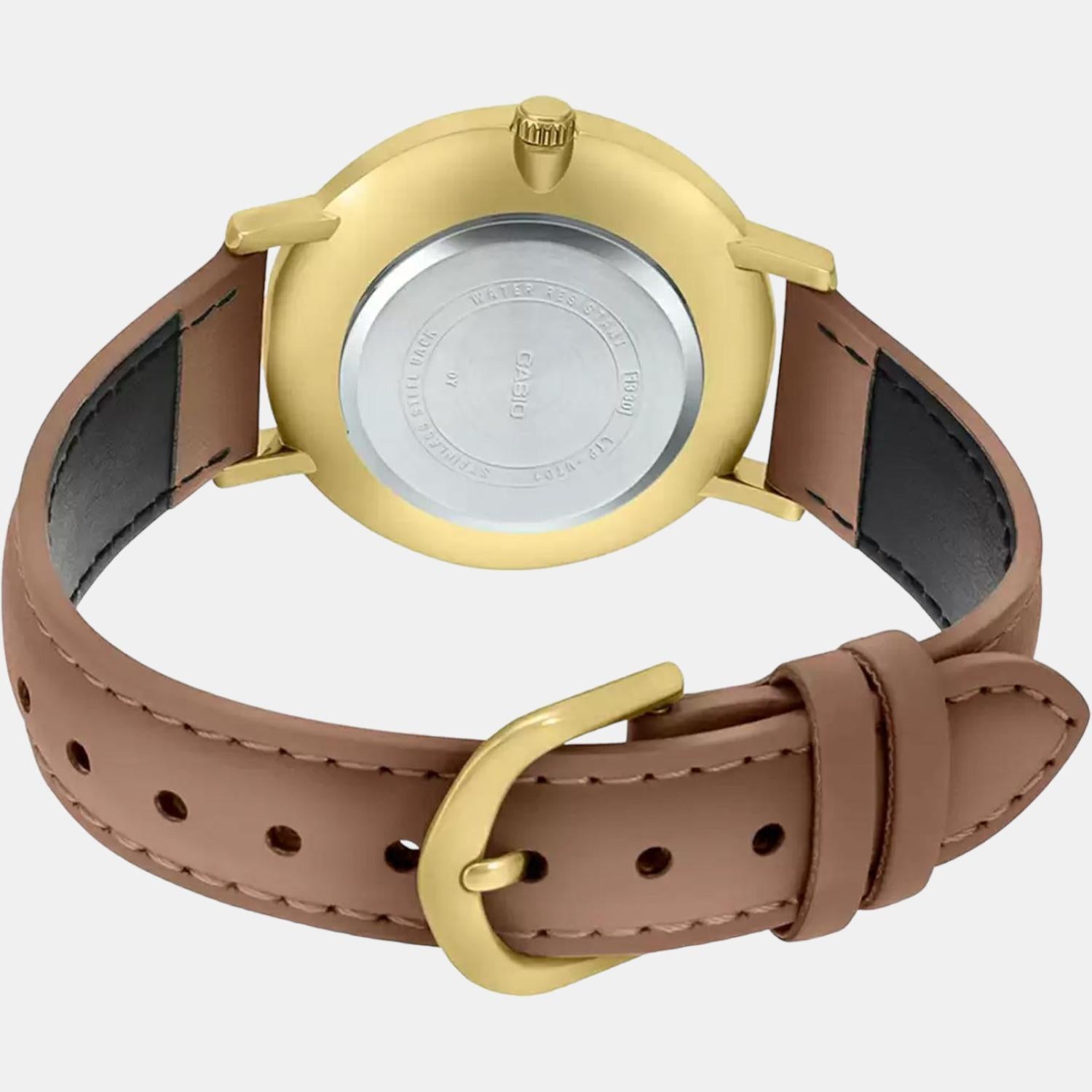 Casio Leather Brown watch