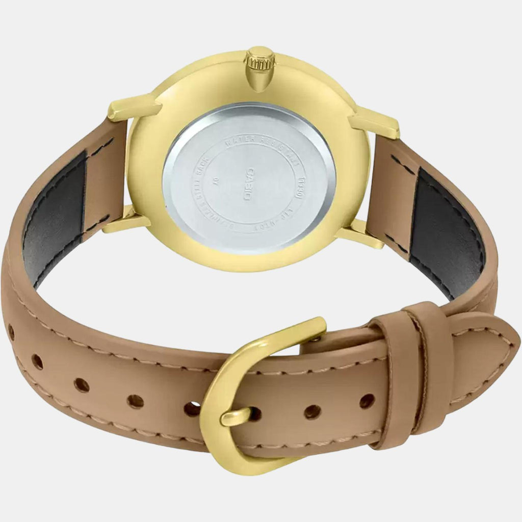 Casio Leather White watch