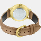 Casio Leather White watch