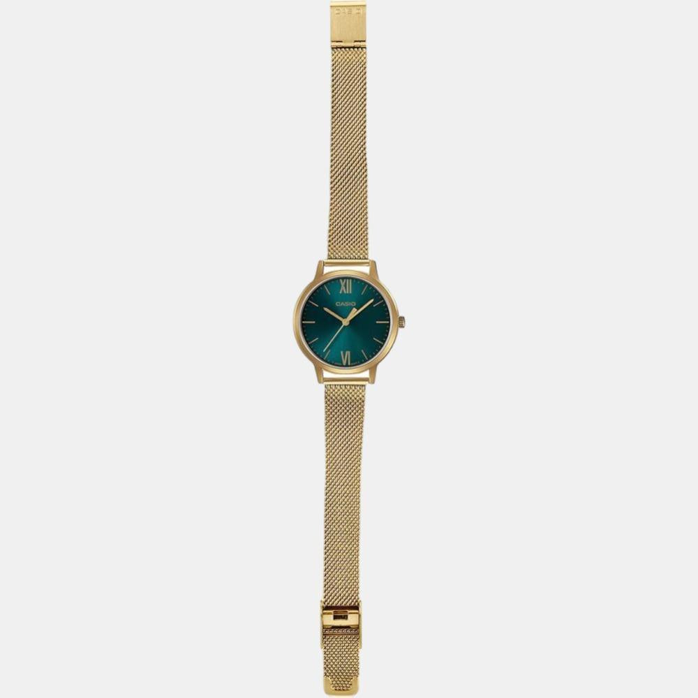 casio-stainless-steel-green-analog-women-watch-a1788