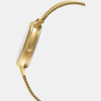 Casio Women Round Gold watch