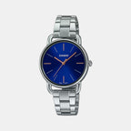 Casio Round Blue Analog watch