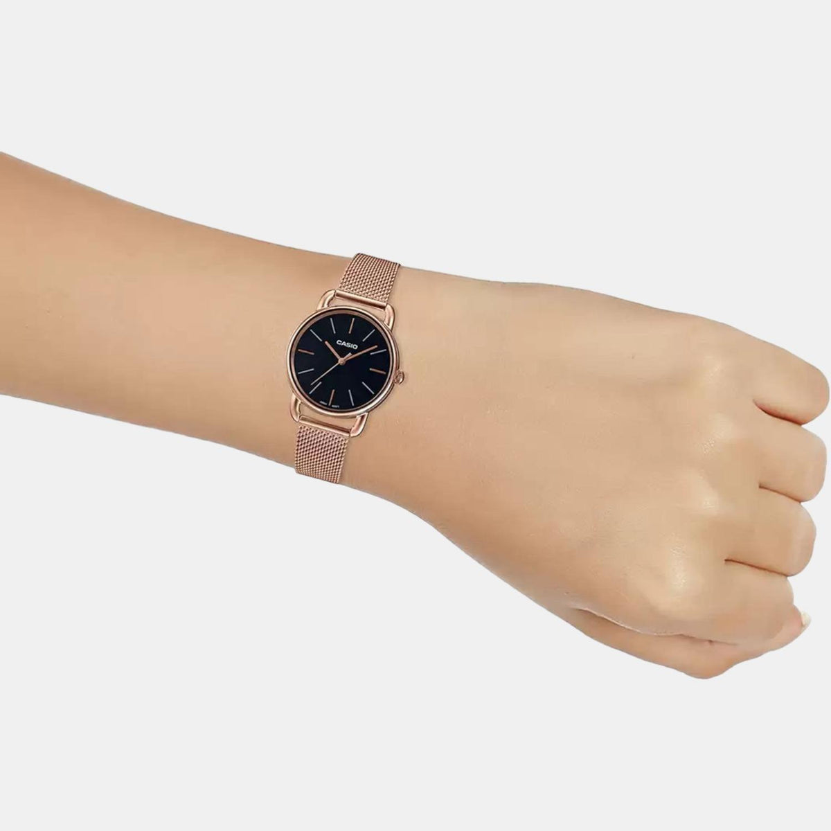 Casio 37 mm Rose Gold Quartz watch