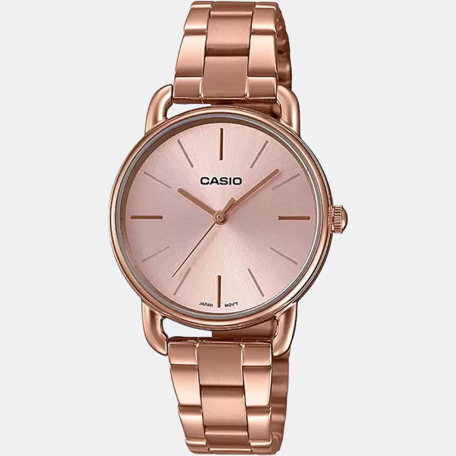 Casio women rose outlet gold