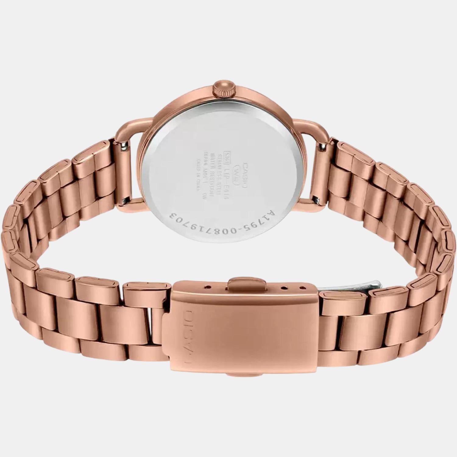 Casio Stainless Steel Rose Gold watch