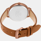 Casio Leather Silver watch