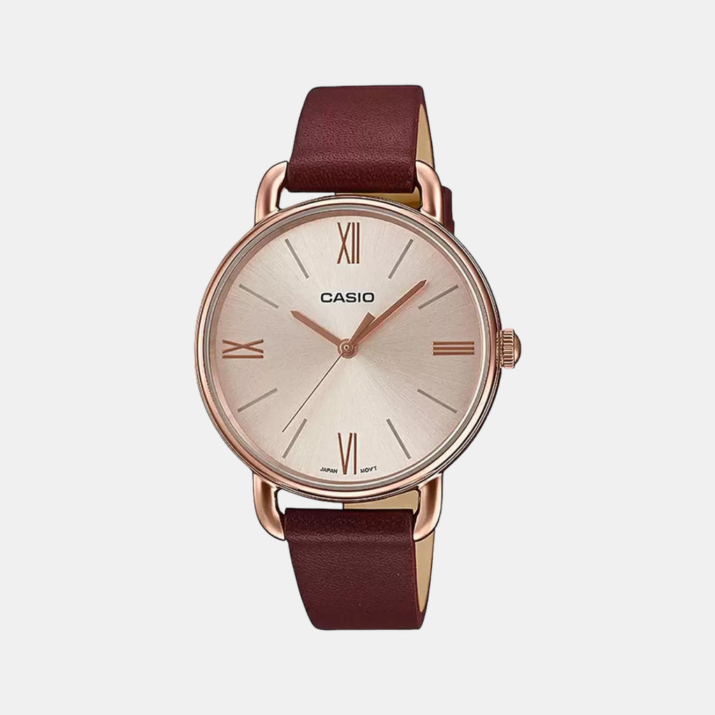 Casio Round Rose Gold Analog watch