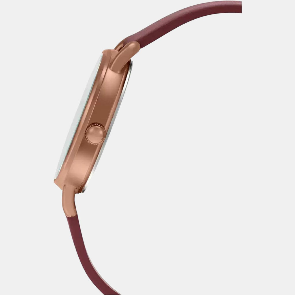 Casio Women Round Rose Gold watch