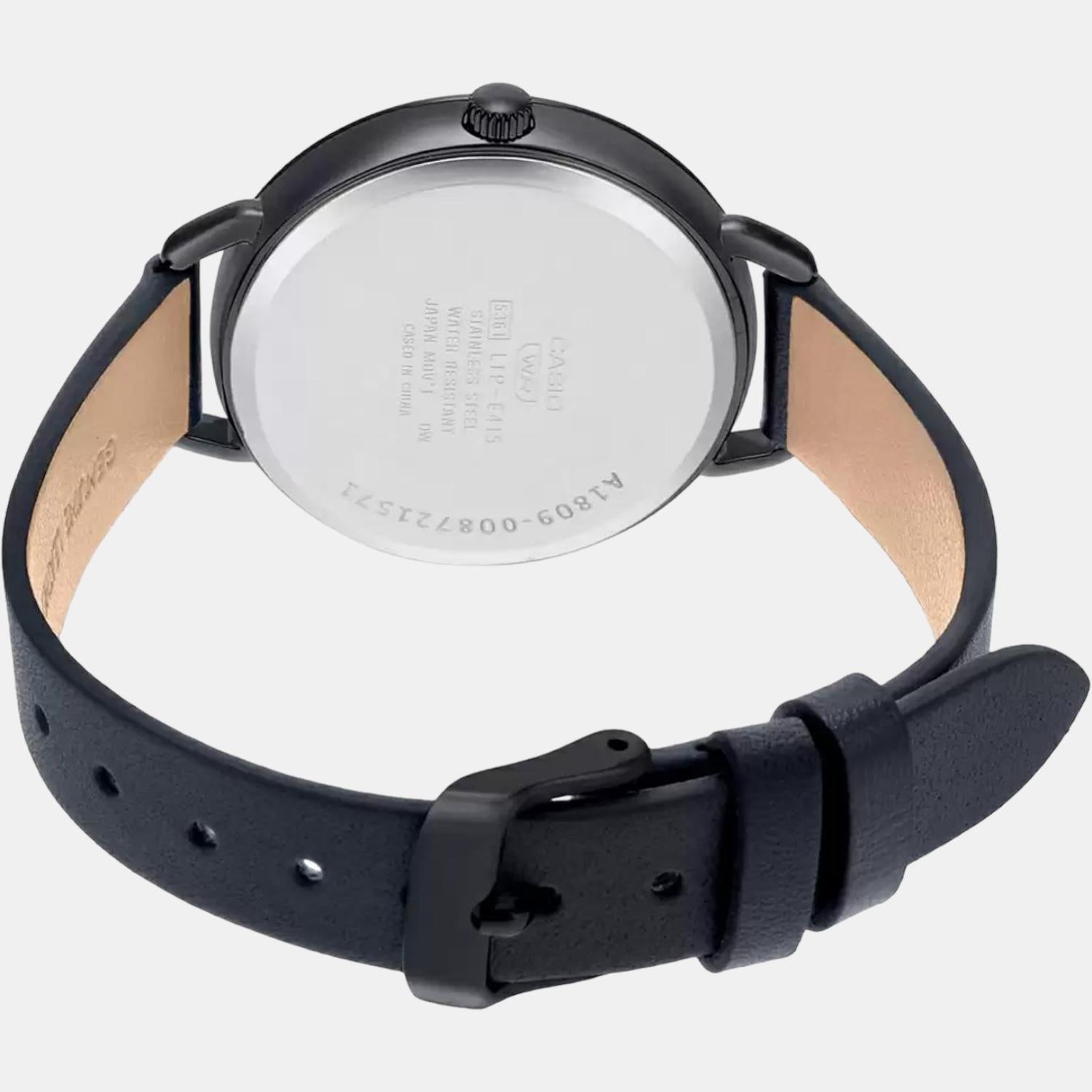 Casio Leather White watch