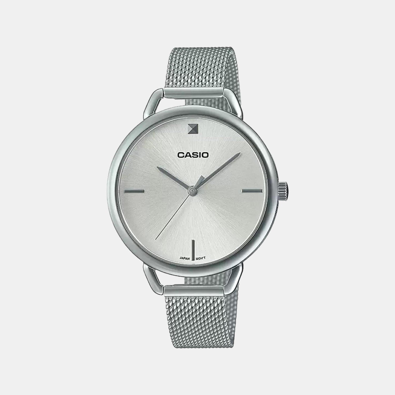 Casio Round Silver Analog watch