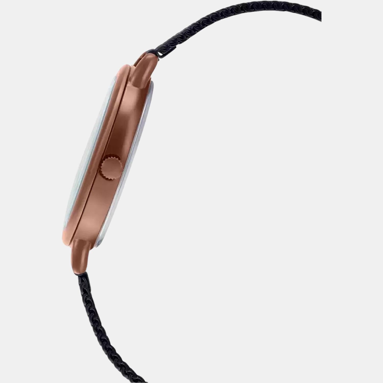 Casio Women Round Black watch