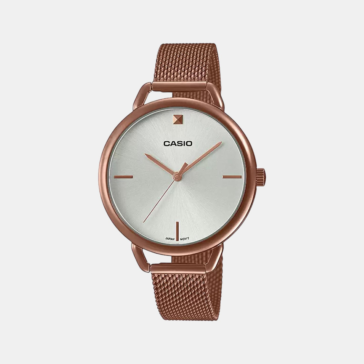 Casio Round Silver Analog watch