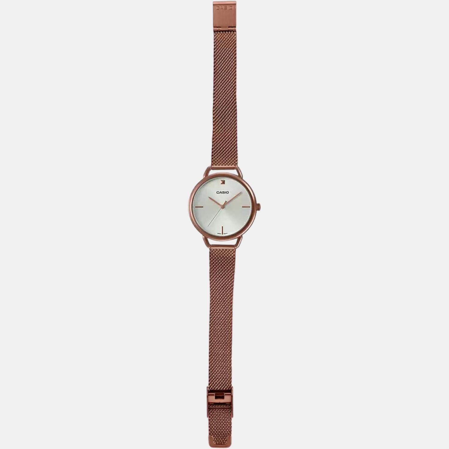 Casio 34 mm Rose Gold Quartz watch