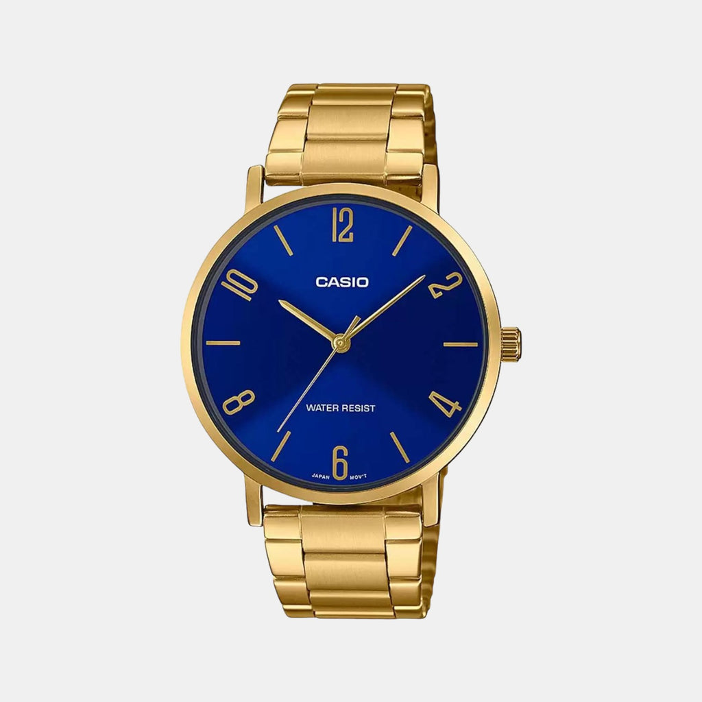 Casio Round Blue Analog watch