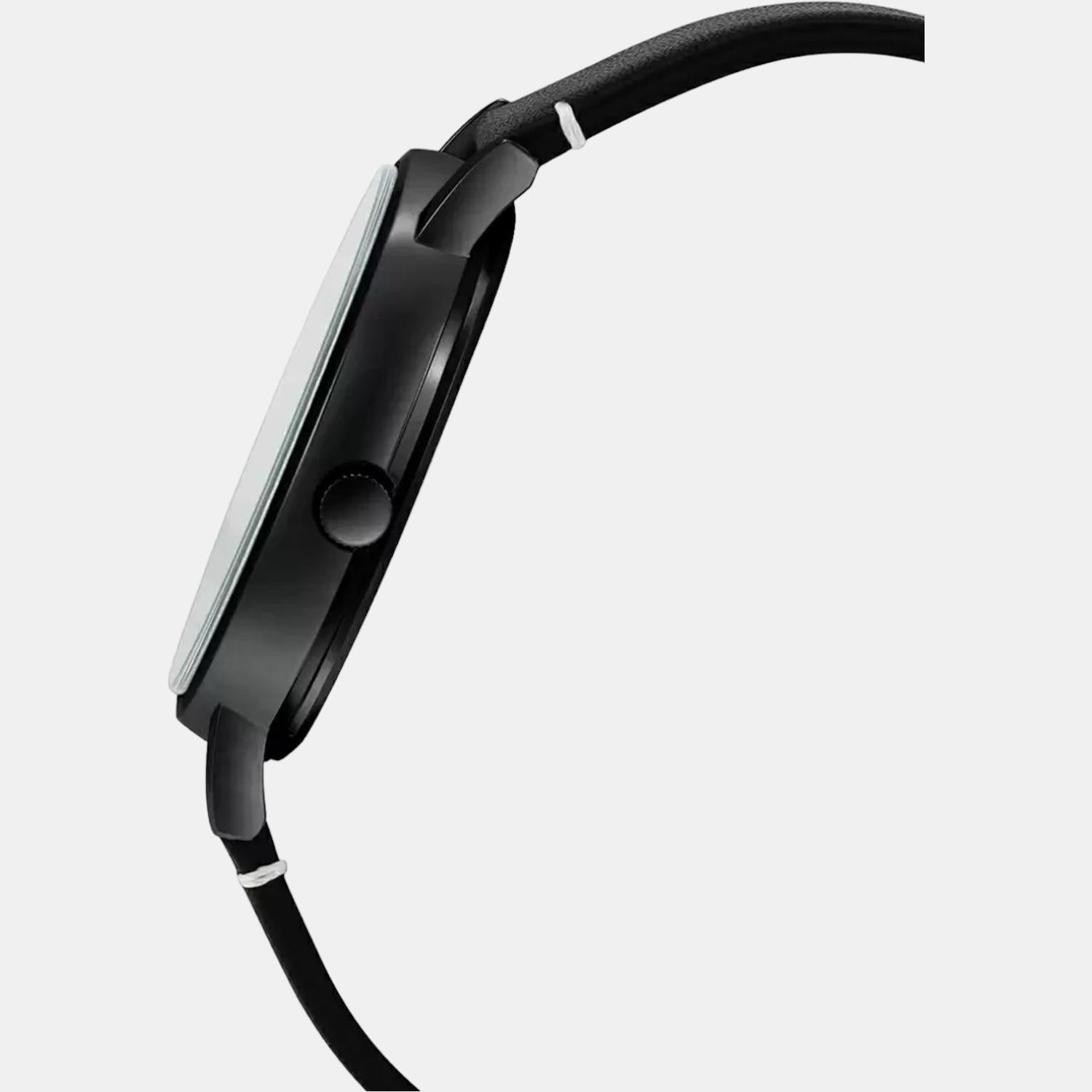 Casio Men Round Black watch