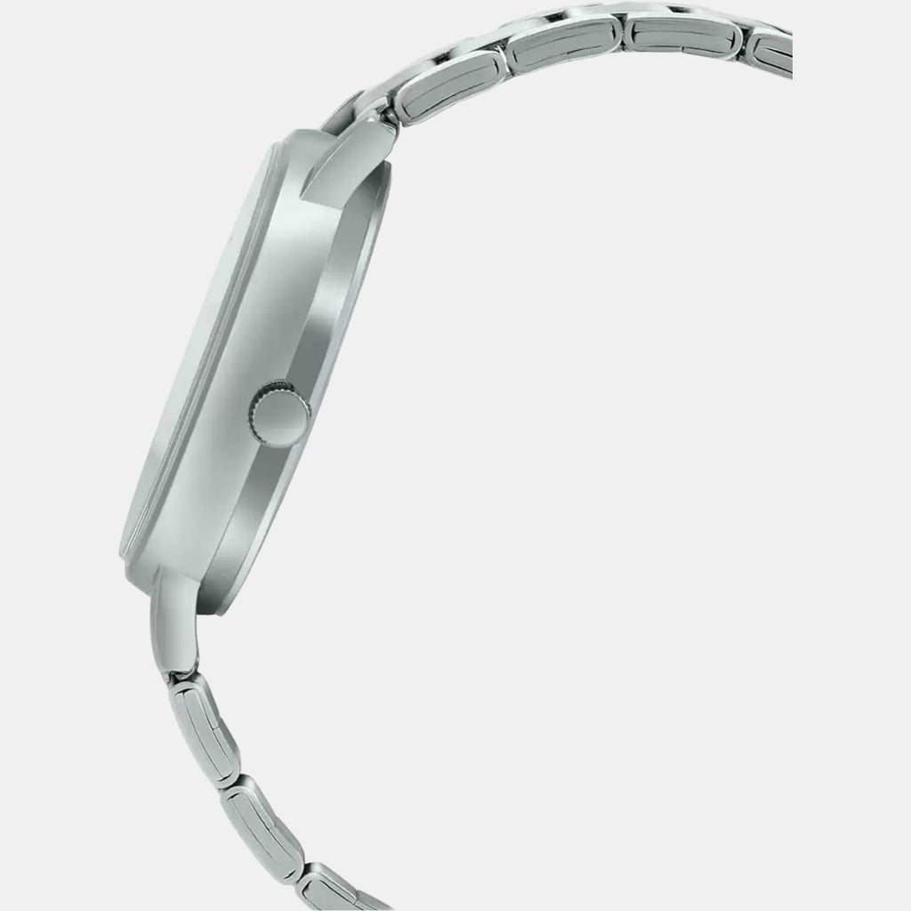 Casio Men Round Silver watch