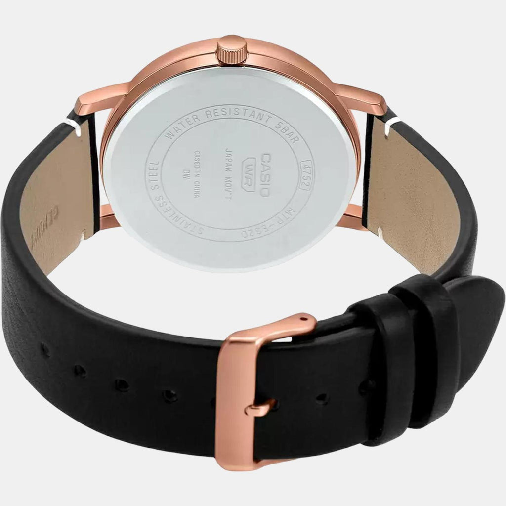 Casio Leather Rose Gold watch