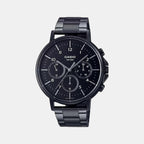 Casio Round Black Chronograph watch