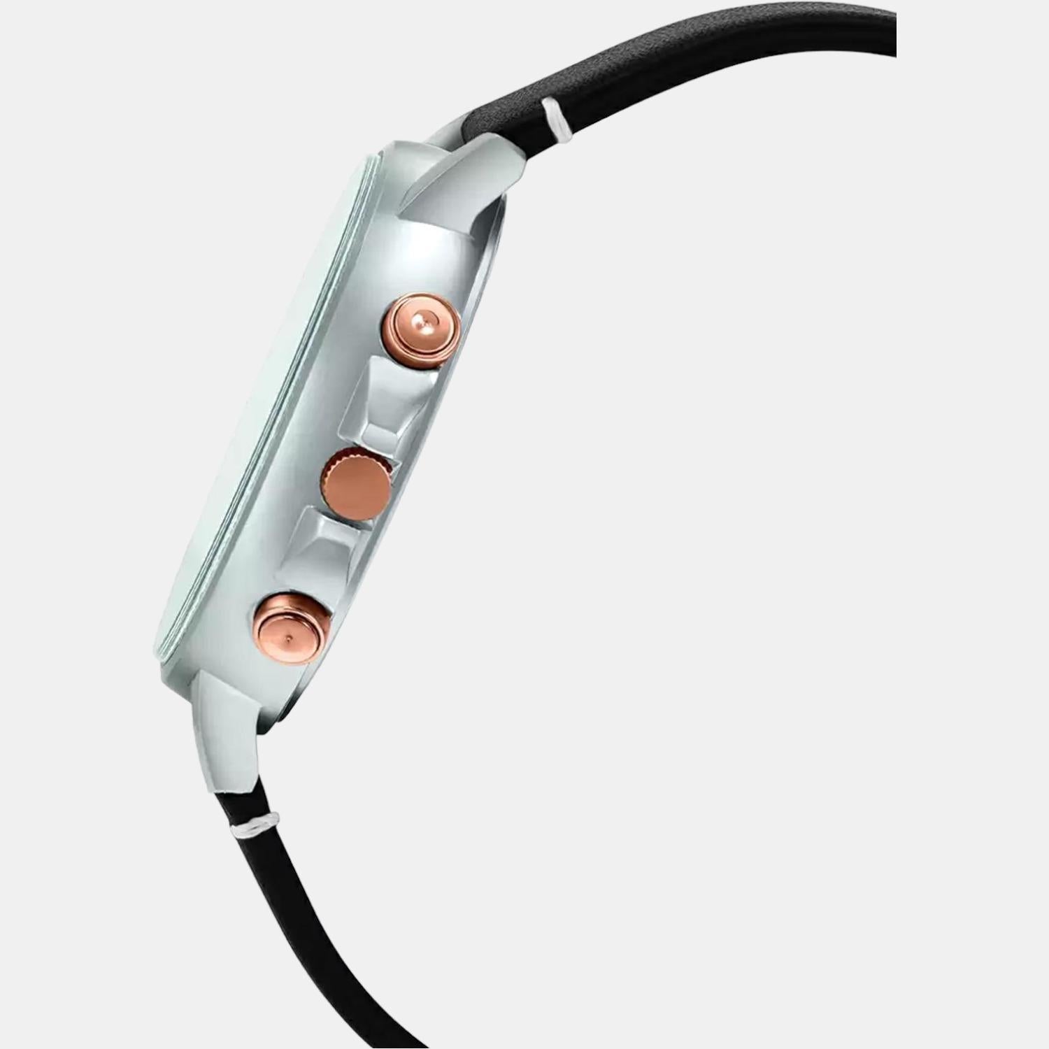 Casio Men Round Black watch