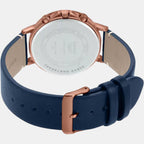 Casio Leather Blue watch