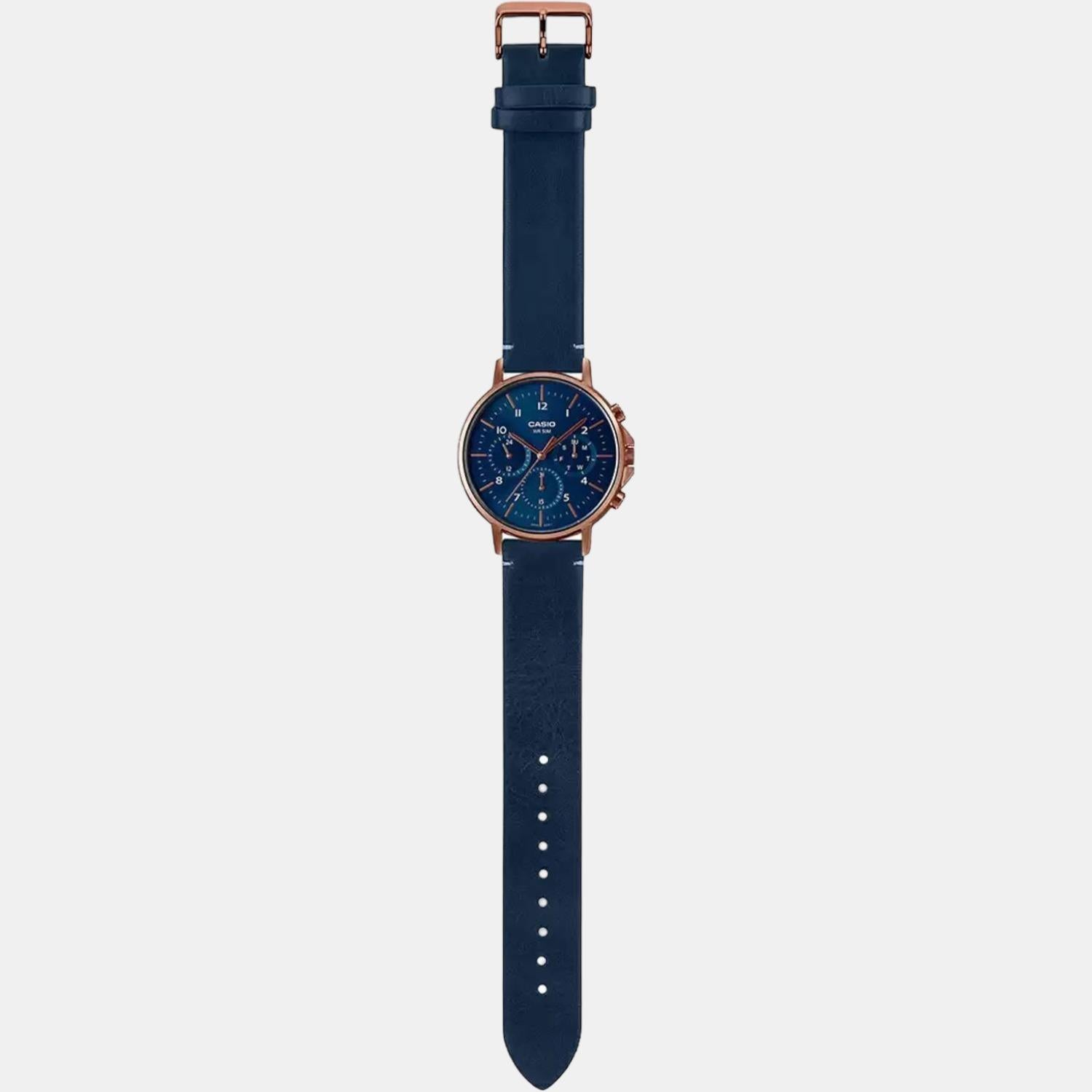 Casio 46 mm Blue Quartz watch