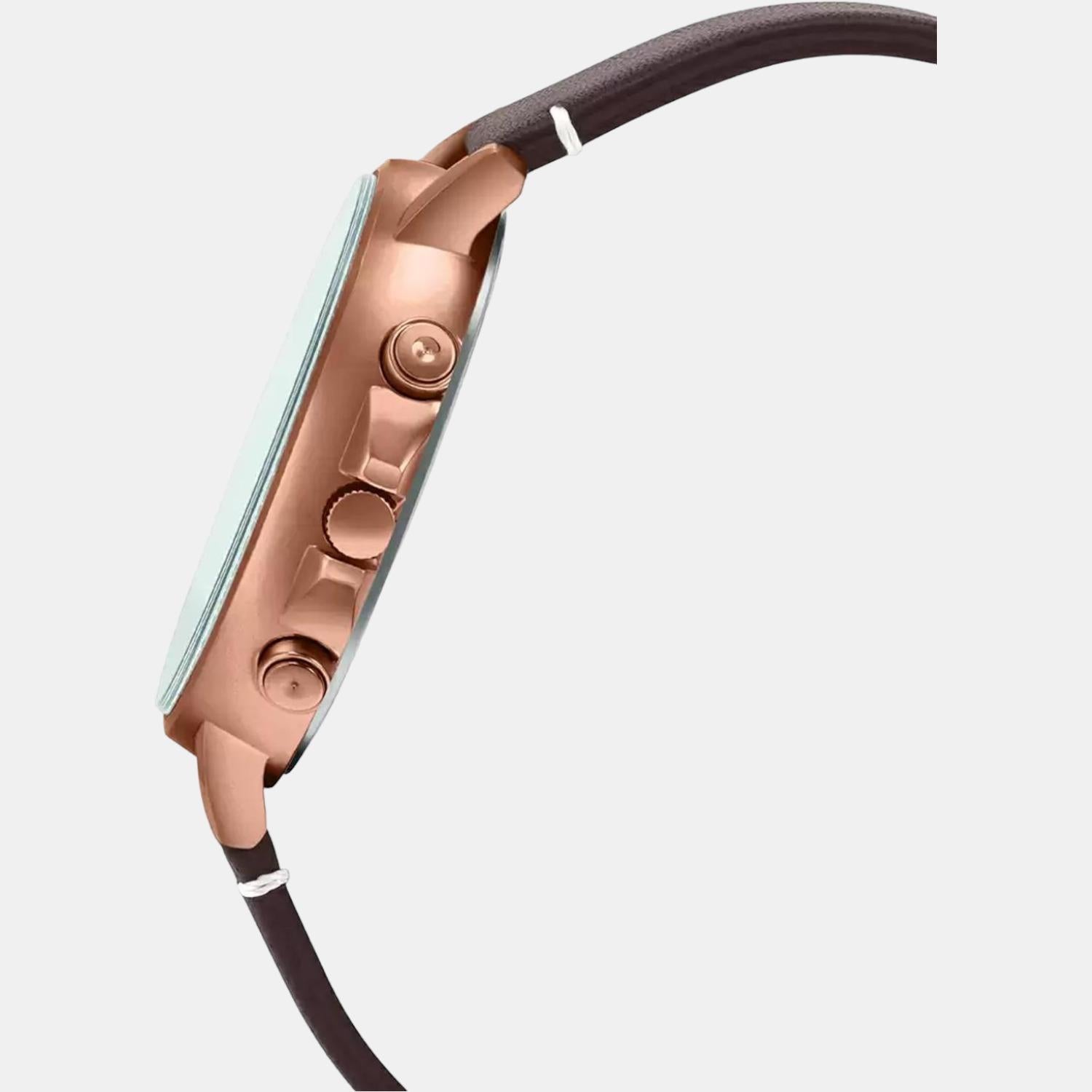 Casio Men Round White watch