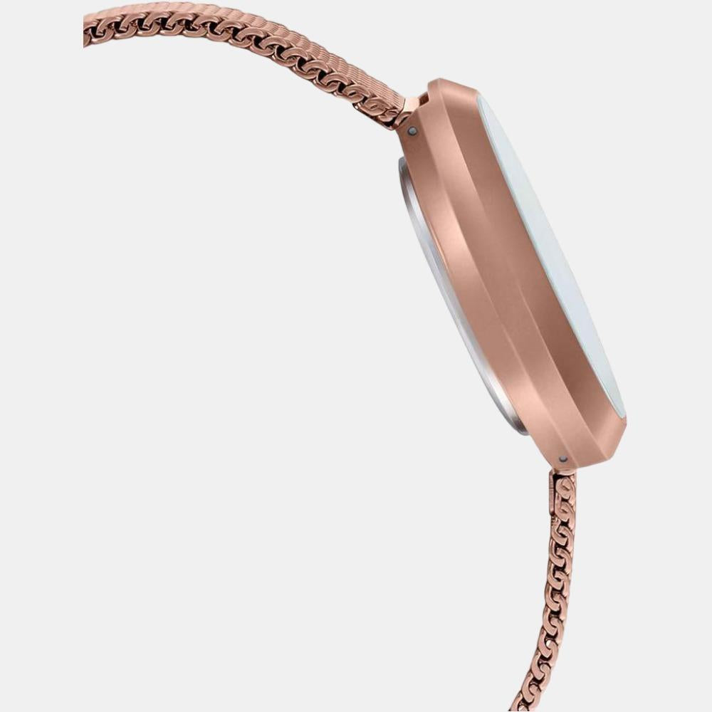 Casio Women Round Rose Gold watch