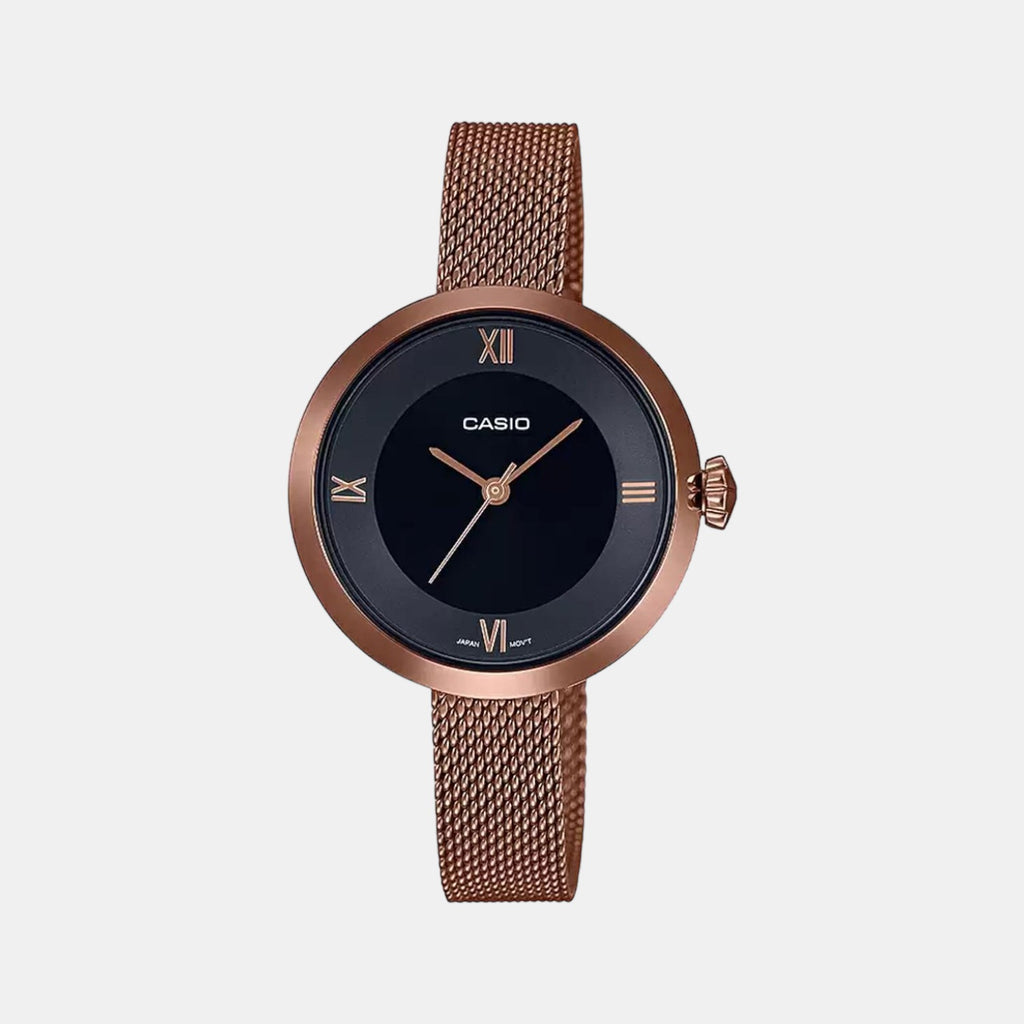 Casio Round Black Analog watch