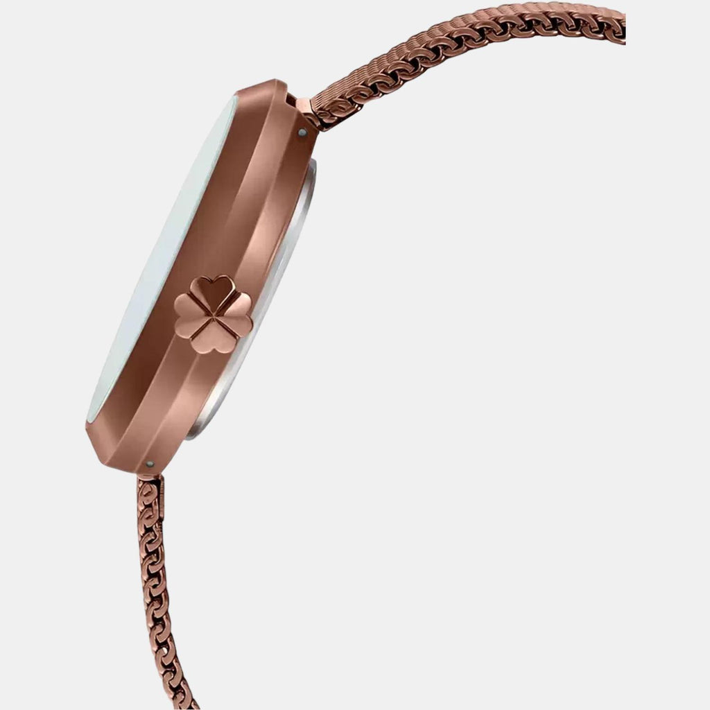 Casio Women Round Rose Gold watch