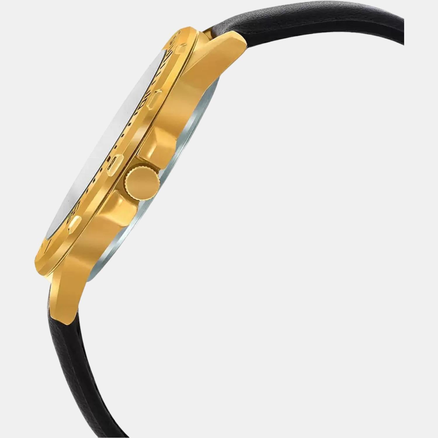 Casio Men Round Black watch