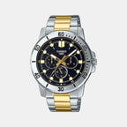 Casio Round Black Chronograph watch